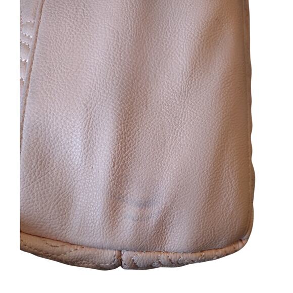 Vintage Women's Betsy Johnson Pink Rose Flower Shoulder Tassels Gold Chain - Picture 12 of 16